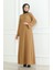Bürümcük Kumaş Düz Spor Elbise 1003-02 Sütlü Kahve 2