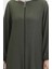 Asimetrik Kesim Fermuarlı Tunik 1047-02 Haki 4