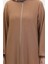 Asimetrik Kesim Fermuarlı Tunik 1047-03 Vizon 4