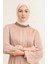 Kemerli Simli Abiye Elbise 5501-26 Somon 4