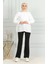 Ispanyol Paça Pantolon 7094-01 Siyah 1