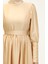 Kuplu Saten Abiye Elbise 6080-09 Gold 4