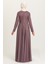 Simli Abiye Elbise 5397-04 Lila 3