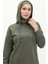 Çıma Detaylı Eşofman Takım 3039-05 Haki 3