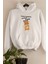 Bırakma Kendini-Kedi Baskılı Unisex 3 Iplik %100 Pamuklu Cepli Kapüşonlu Sweatshirt Hoodie 1