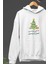 Yeni Yıl Yılbaşı Temalı We Wish You A Beautiful Year Baskılı Kapüşonlu Sweatshirt Hoodie 2