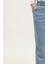 Düğmeli Mom Jean Kot Pantolon 3100131-01 Açık Mavi 3