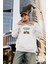 Introverted But Willing To Discuss Friends Baskılı Unisex %100 Pamuk Kapüşonlu Sweatshirt Hoodie 3