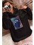 Doctor Who-Süzülen Tardis Baskılı Unisex 3 Iplik %100 Pamuklu Cepli Kapüşonlu Sweatshirt Hoodie 2