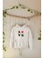 Kalpli Love Aşk Baskılı Unisex %100 Pamuk Cepli Kapüşonlu Sweatshirt Hoodie 1