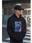 Doctor Who-Süzülen Tardis Baskılı Unisex 3 Iplik %100 Pamuklu Cepli Kapüşonlu Sweatshirt Hoodie 3