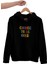Choose To Be Good Baskılı Unisex 3 Iplik %100 Pamuk Kapüşonlu Sweatshirt Hoodie 1