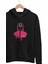 Squid Game Baskılı Unisex %100 Pamuk Kapüşonlu Sweatshirt Hoodie 2