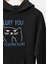 Fluff You-You Fluffın Fluff Baskılı Eğlenceli Kedi Unisex Cepli Kapüşonlu Sweatshirt Hoodie 2