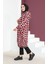 Ekose Desenli Yünlü Kap 23K8805-02 Bordo 3
