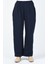 Şile Bezi Bol Paça Pantolon 0021-03 Lacivert 3