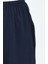 Şile Bezi Bol Paça Pantolon 0021-03 Lacivert 4