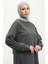 Iki Iplik Yırtmaçlı Spor Tunik Pantolon Ikili Takım 0293-02 Antrasit 3