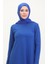 Eteği Garnili Tunik 10508-02 Saks 3