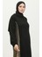 Neva Payet Garnili Elbise 0332-01 Siyah Gold 3