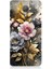 General Mobile Gm5 Plus Uyumlu Altın Çiçekler Desenli Silikon Kılıf 1