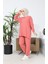 Bürümcük Kumaş Tunik Pantolon Ikili Takım 20036-02 Soğan Kabuğu 2