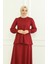 Tunik Etek Ikili Takım 8019-04 Bordo 4