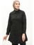 Düğmeli Tunik 5105-06 Siyah 1