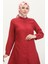 Hakim Yaka Düğmeli Tunik 6112-09 Bordo 5