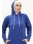 Iki Iplik Kanguru Cepli Sweatshirt 23007-05 Saks 3