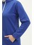 Iki Iplik Kanguru Cepli Sweatshirt 23007-05 Saks 4