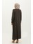Taş Baskılı Sandy Elbise 0354-04 Haki 5
