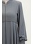 Dantel Detaylı Mevlana Ferace 5069-05 Gri 4