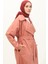 Kuşaklı Trençkot 24Y9030-01 Pembe 3