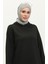 Kapüşonlu Mevsimlik Tunik 8679-01 Siyah 3