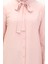 Kravat Yaka Düğmeli Elbise 5111-07 Pembe 4