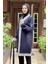 Yaka Detaylı Kimono 2013-04 Lacivert 2