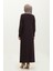 Taş Baskılı Sandy Elbise 0354-03 Mor 5