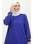 Taş Baskılı Araboy Abiye Tunik Pantolon Ikili Takım 0409-03 Saks 4