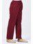 Şile Bezi Bol Paça Pantolon 0021-04 Bordo 1