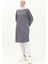 Desenli Yarasa Kol Tunik 8601-01 Lacivert 2