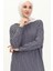 Desenli Yarasa Kol Tunik 8601-01 Lacivert 3