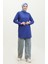 Düğmeli Tunik 4820-02 Saks 2