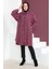 Kazayağı Desenli Tunik 23K8763-01 Fuşya 2