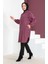 Kazayağı Desenli Tunik 23K8763-01 Fuşya 3