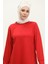 Iki Ip Tunik Pantolon Ikili Takım 0044-18 Kırmızı 3