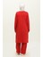 Iki Ip Tunik Pantolon Ikili Takım 0044-18 Kırmızı 5