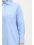 Düğmeli Tunik 4820-08 Mavi 4