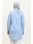 Düğmeli Tunik 4820-08 Mavi 5