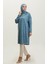 Rahat Kesim Desenli Tunik 8711-01 Petrol Mavisi 2